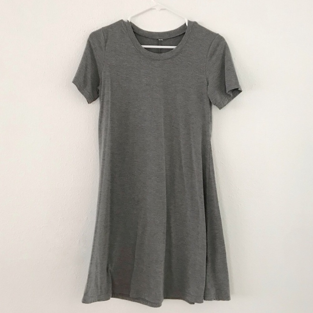 LN T-shirt Dress Gray Size Small